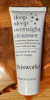 Thisworks Deep Sleep Overnight Cleanser Oat Amino Acids 3.3 Fl Oz /100ml Sealed