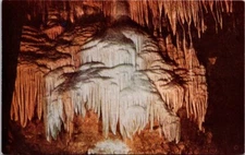 Vintage Postcard The Beautiful Caverns Of Luray Virginia Titania's Veil Unposted