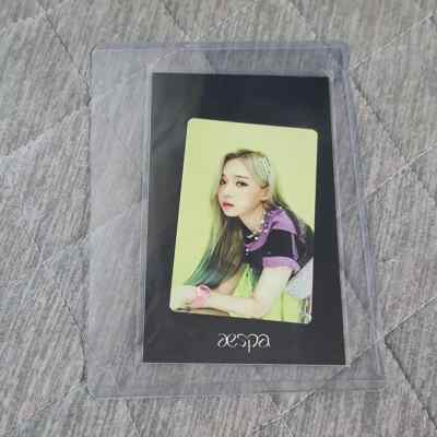 aespa winter BLACK MAMBA globalshop photo card | eBay