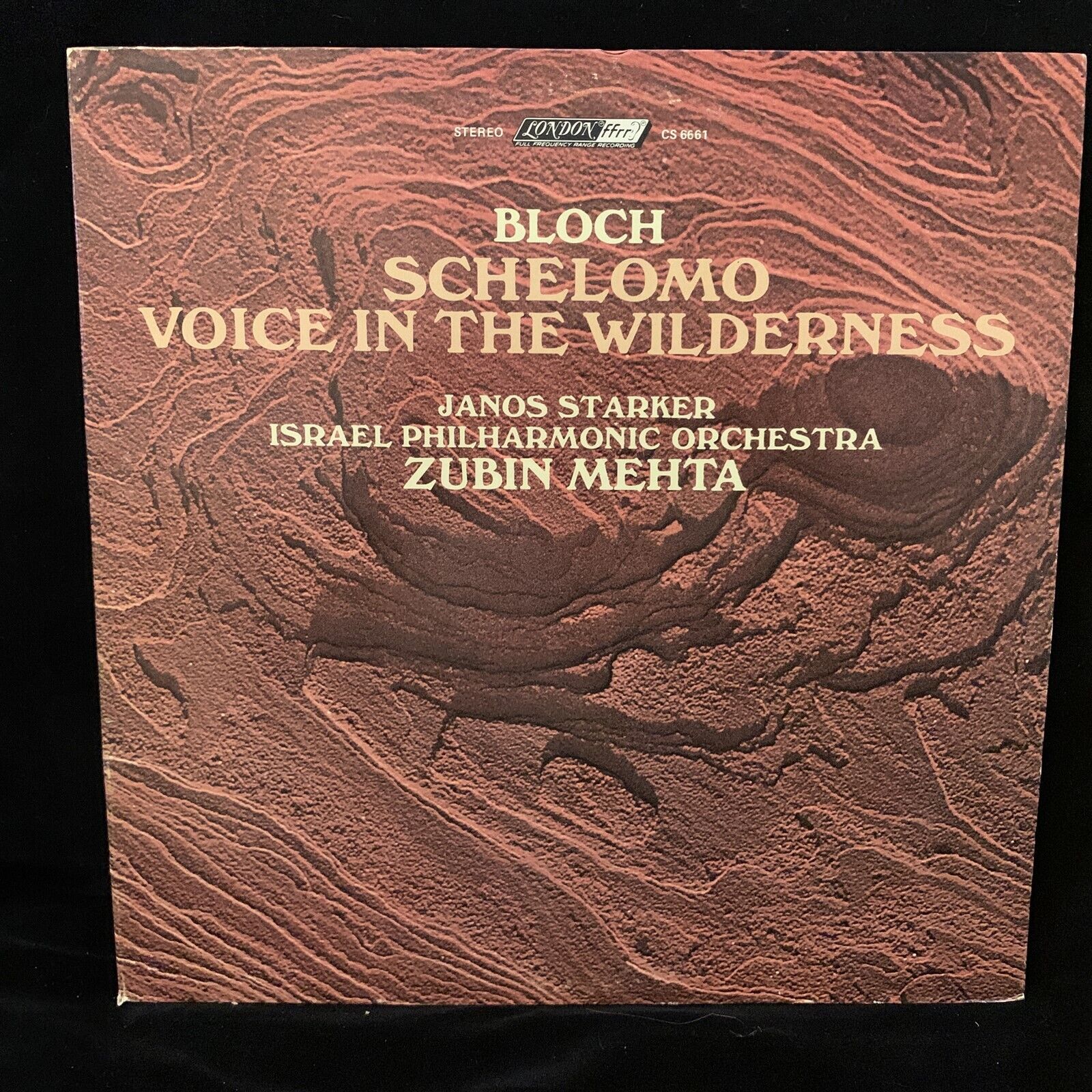 JANOS STARKER cello - BLOCH Schelomo, Voice in Wilderness MEHTA - LONDON CS 6661