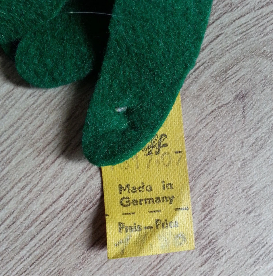 SUPERBE vintage PELUCHE STEIFF COQ avec étiquettes et bouton - Photo 4/4