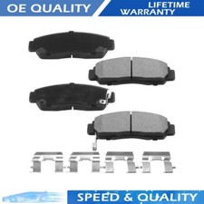 4PCS Rear Ceramic Disc Brake Pads D865 For Honda Pilot Acura MDX 2001-2006