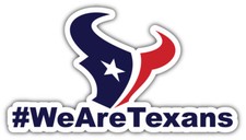 Houston Texans Hashtag NFL Sport Car Bumper Sticker Decal ''SIZES''