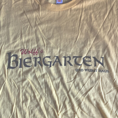 Wolff s Biergarten Und Wurst Haus T-Shirt - X Large
