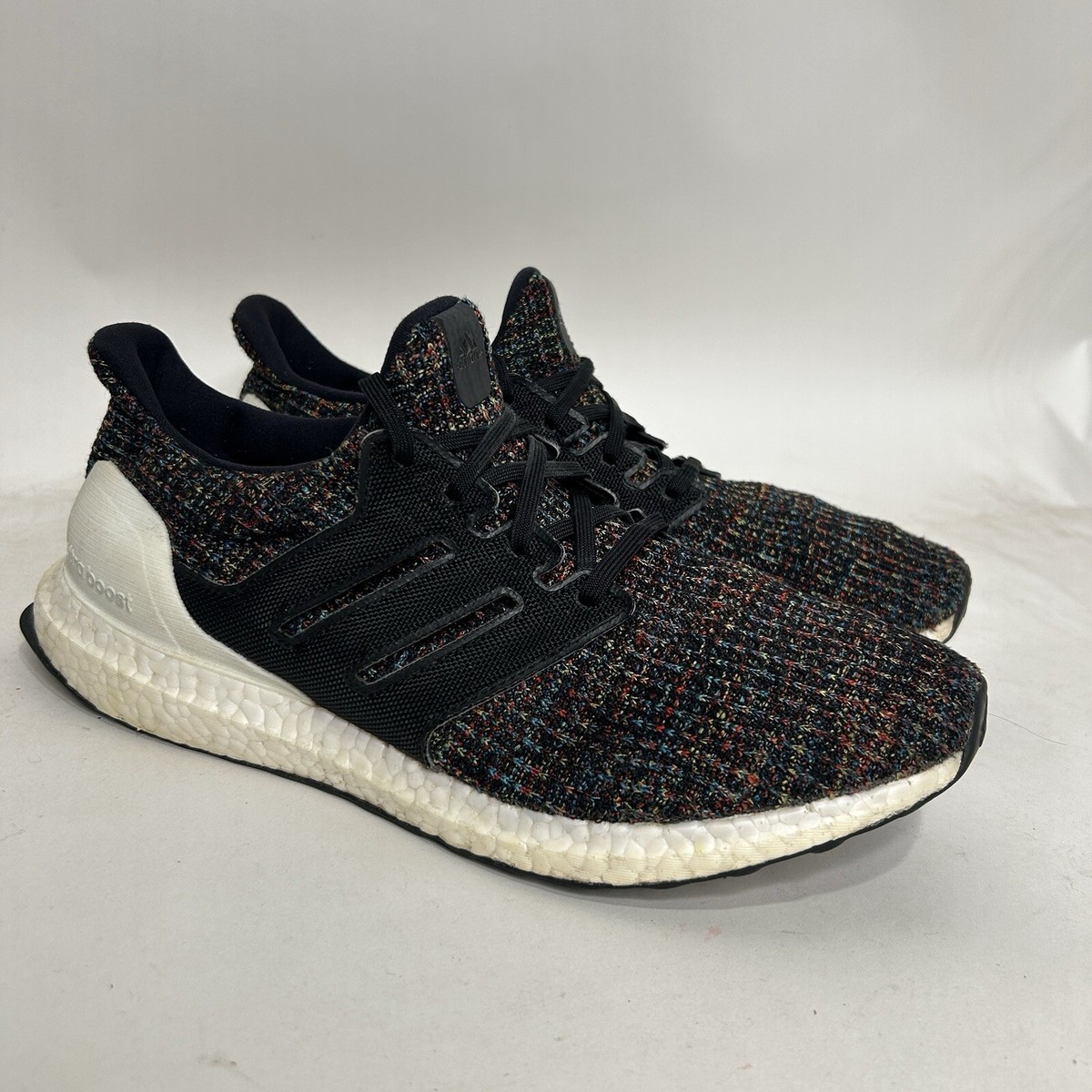 Size 13 Adidas UltraBoost Black Multicolor for sale online
