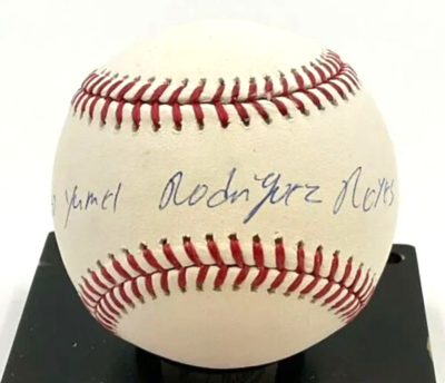 Julio Rodriguez Signed RARE FULL NAME SIGNATURE OMLB Baseball JSA