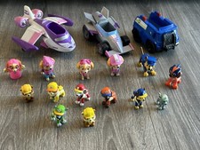 Paw Patrol Loose Figures Lot Retired Plane Vehicles EUC