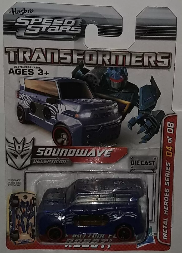 Transformers Speed Stars Soundwave metal heroes series new sealed mosc - Image 3 of 4