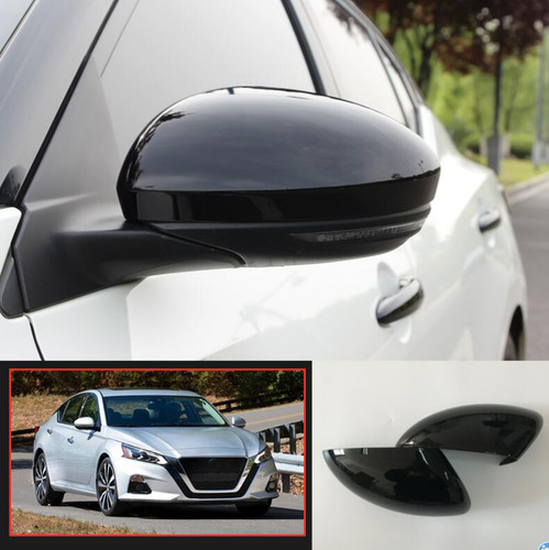 YOFER Rear Bumper Side Trim Car Glossy Black Lower Spoiler Corner Cover