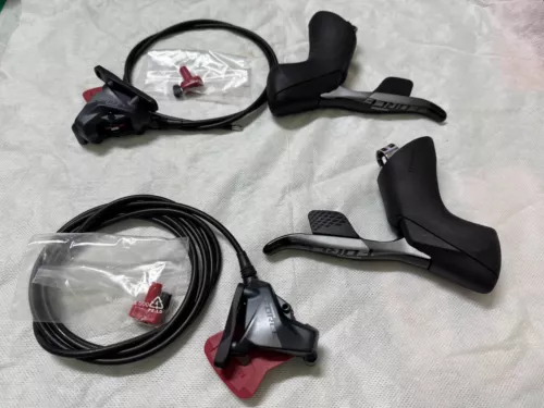 Par de cambio/freno de disco HRD de 12 velocidades SRAM Force eTap AXS