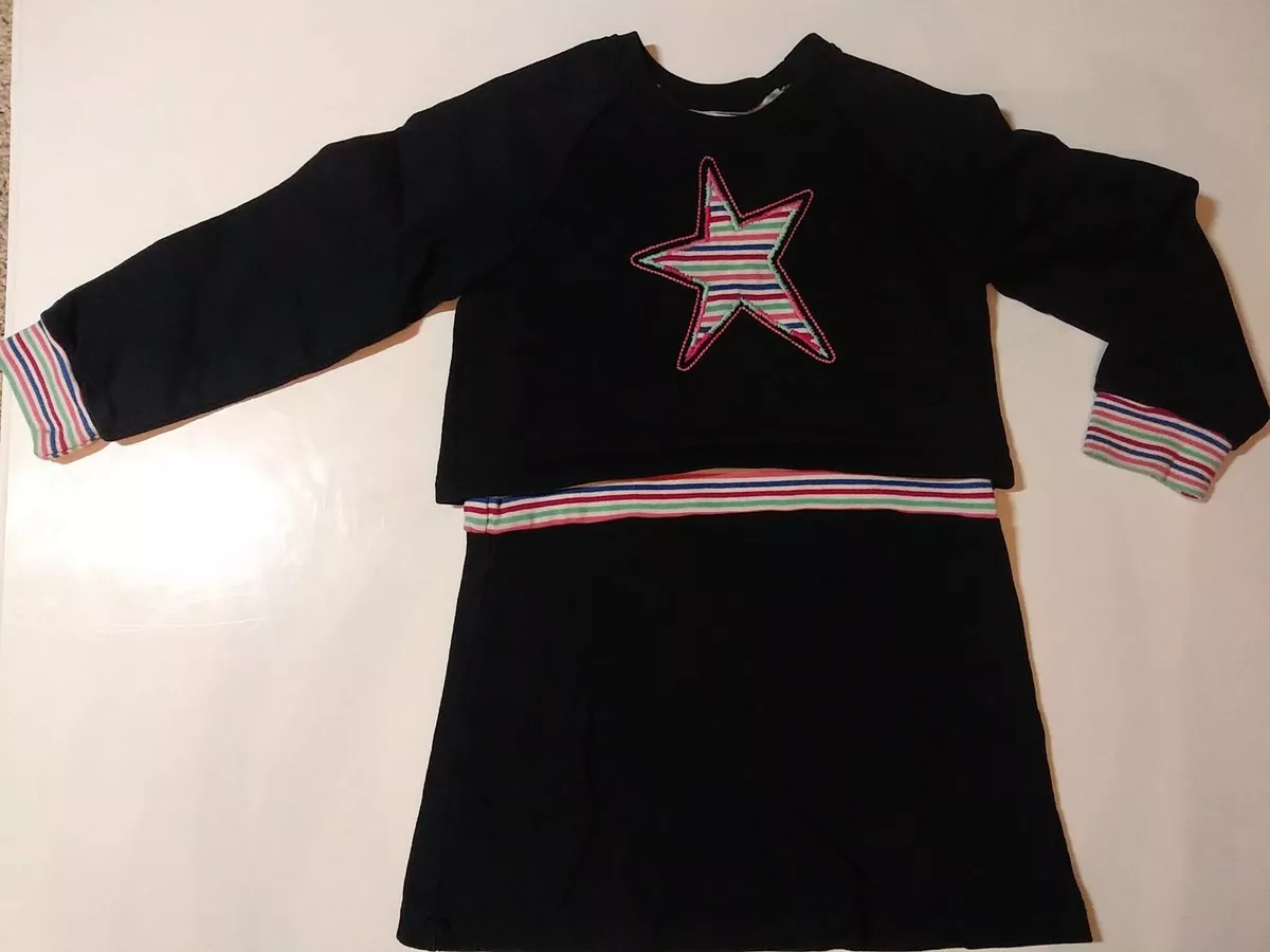 Hatley Girls Size 5 Navy Blue One Piece Star Striped Navy Blue