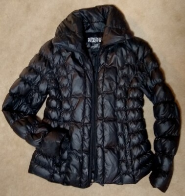 Kenneth Cole Jacket Black Reaction Flare 90% Duck Down 10% WaterFowl  Feather