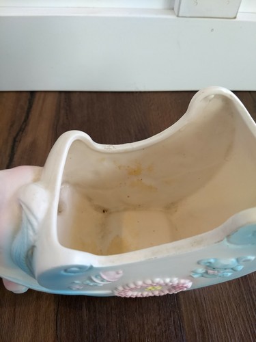 Vintage Horse and Carriage Baby Nursery Decor Velco Los Angeles Planter - Picture 11 of 11