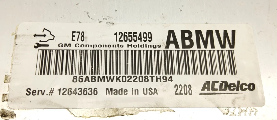 Computadora módulo de control del motor ECM ECU de 2014 Chevrolet Cruze 12655499 Foto 2 de 4