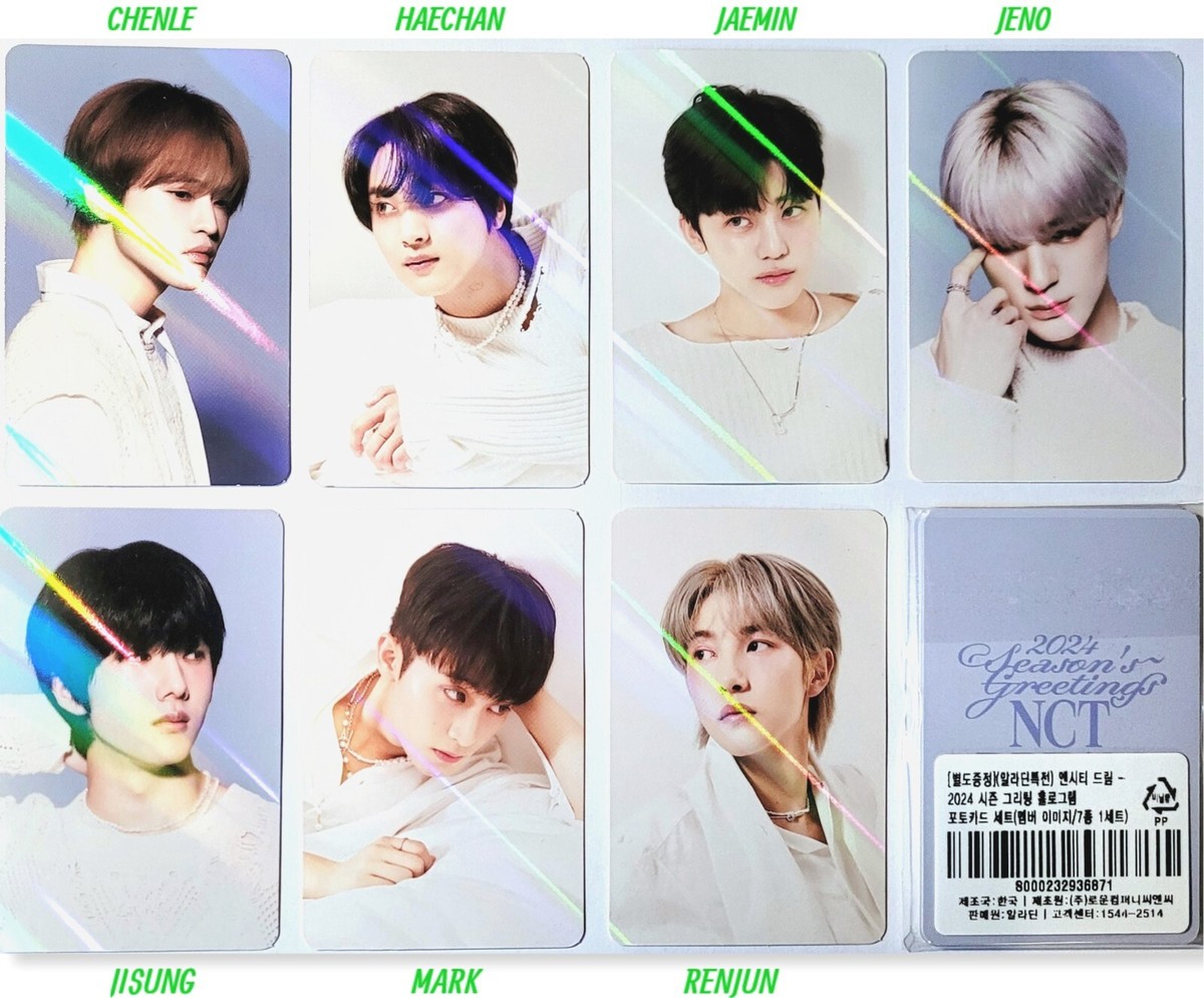This Man ウォヌ 特典 Yes24 Aladdin weversegl NCT DREAM 2024 SEASONS GREETING PHOTOCARD ALADIN KTOWN SM
