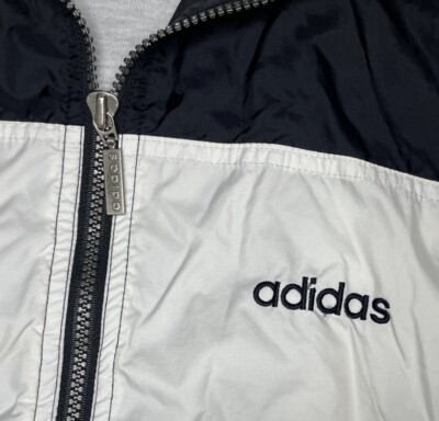 Adidas Vintage 90's Color Block Full Zip Track Jacket Black Adidas Vintage 90's Color Block Full Zip Track Jacket Black