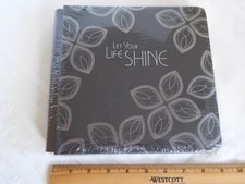 RARE 8x8" SHINE Coverset Pages Protectors Foil Embossed Creative Memories