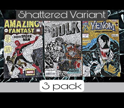 SHATTERED VARIANT VENOM Gold AMAZING FANTASY 1000 Rocket Racoon