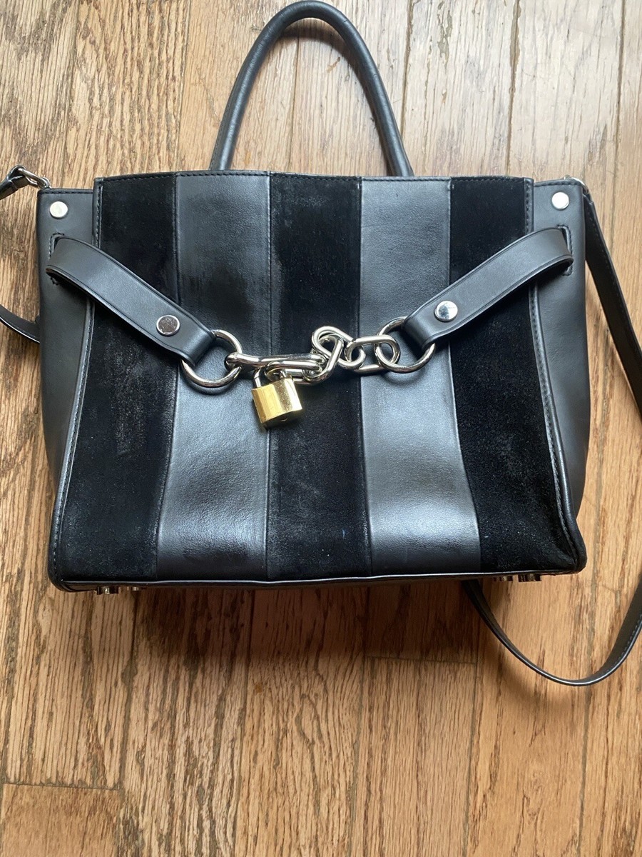 Alexander Wang Black On Black Attica Crossbody Bag Rhodium Alexander Wang Black On Black Attica Crossbody Bag Rhodium