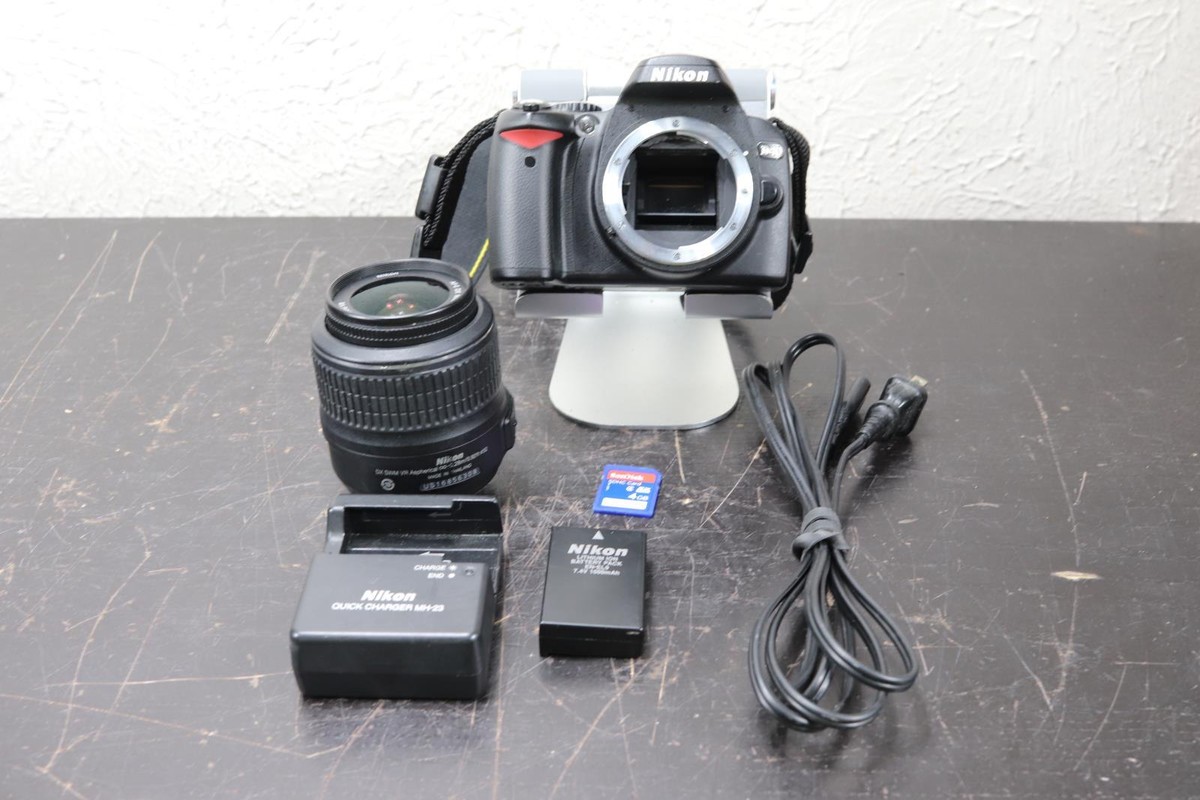 Nikon D40 DSLR Camera AF-S DX VR 18-55mm Lens 4GB SD USA | eBay