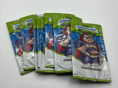 2022 GARBAGE PAIL KIDS SAPPHIRE  8 EMPTY Wrappers Series 5