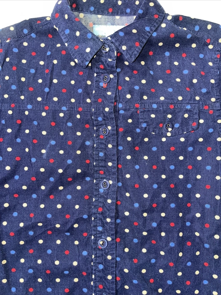 Б/у - Uniqlo x Ines De La Fressange L/S полкадот рубашка платье девочек (размер 7-8) - Изображение 3 из 4