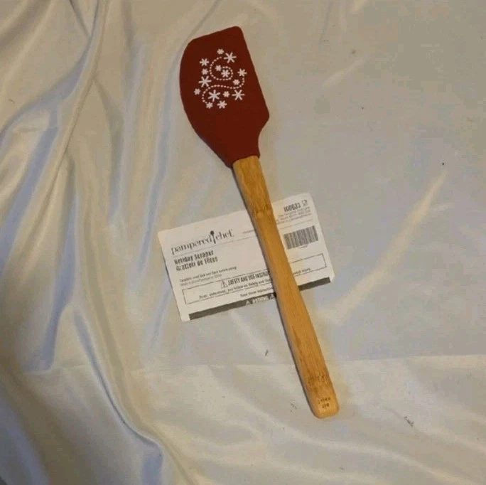 NUEVO -RETIRADO Espátula Raspadora Vacaciones Chef Mimado 100633 12.5" Navidad Hornear Foto 2 de 2