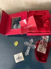 WATERFORD mini cross ornament #40018227. 2016.; NIB; all parts included