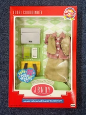 New Takara Jenny Miniature Word processor File Clothes Dollhouse Showa Retro 