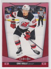 2024-25 O-Pee-Chee Red Erik Haula New Jersey Devils #205