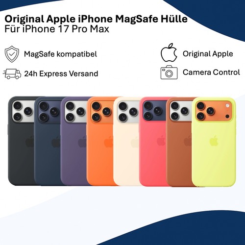 Original Apple iPhone 17 Pro Max Hülle Silikon MagSafe Camera Control Case NEU Black