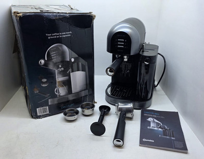 Cecotec Semiautomatischer Kaffee Instant Power-ccino 20 Chic Nera Serie
