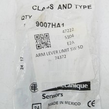 Square D 9007HA1 Limit Switch Lever Arm NSMP