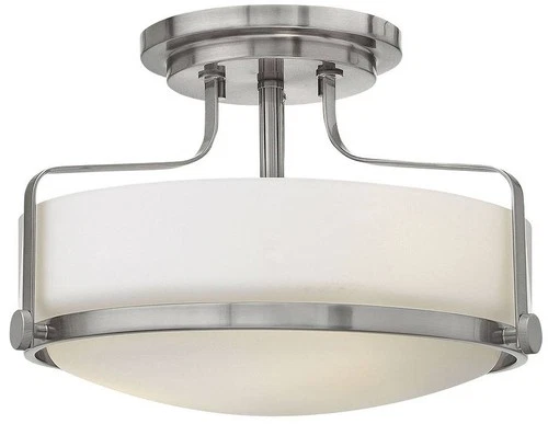 Hinkley Harper 14 1/2" Wide Brushed Nickel 3-Light Ceiling Light - Picture 1 of 7