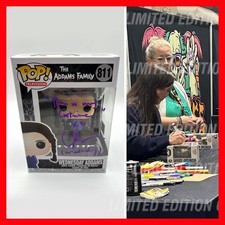 Christina Ricci Signed WEDNESDAY ADDAMS Funko Pop #811 + Quote - COA & PICTURE