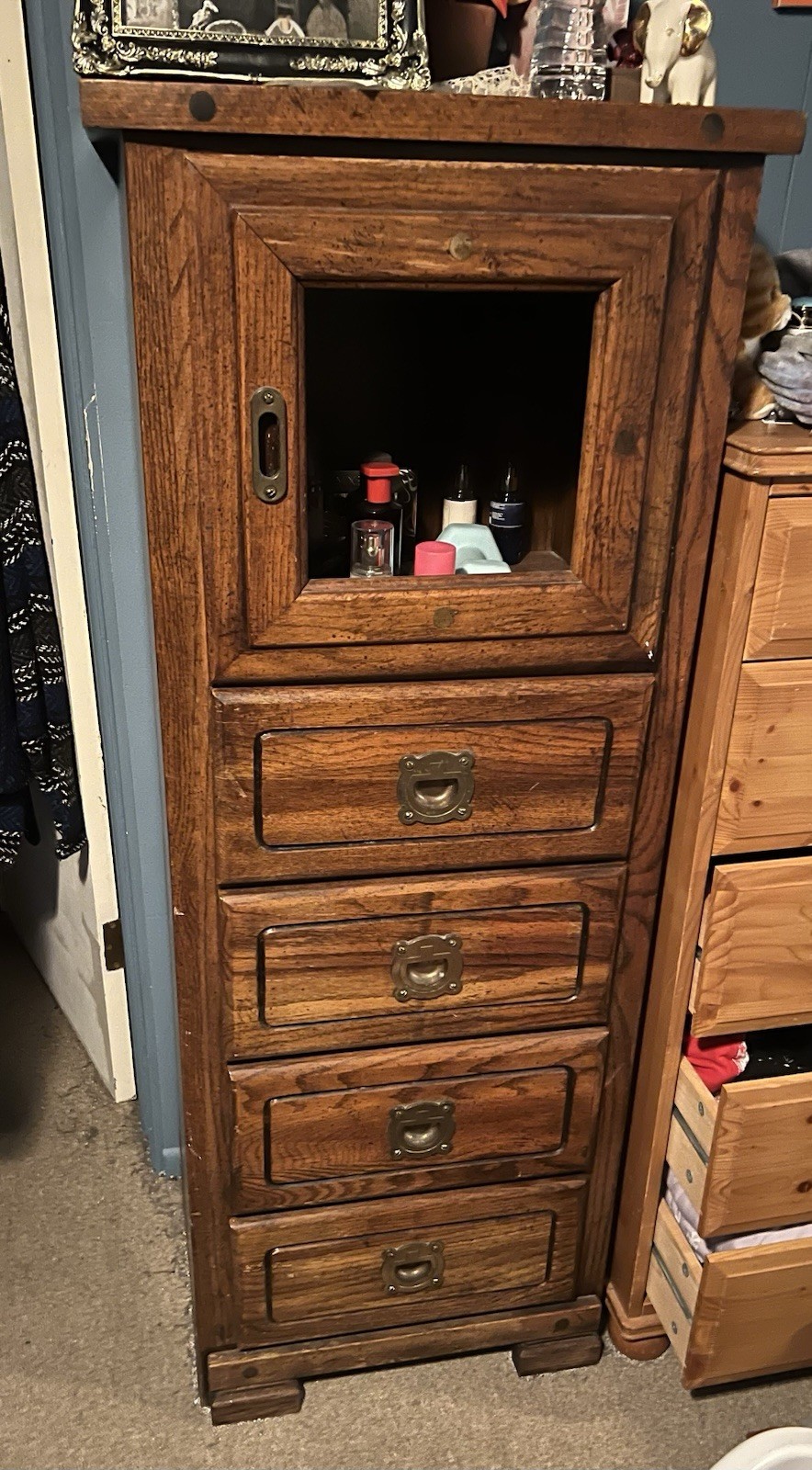 Vintage Wooden Dresser with Classic Design and Ample Storage  