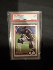 Upper Deck 1991 Deion Sanders #154 PSA 9 Base Set Atlanta Falcons NFL