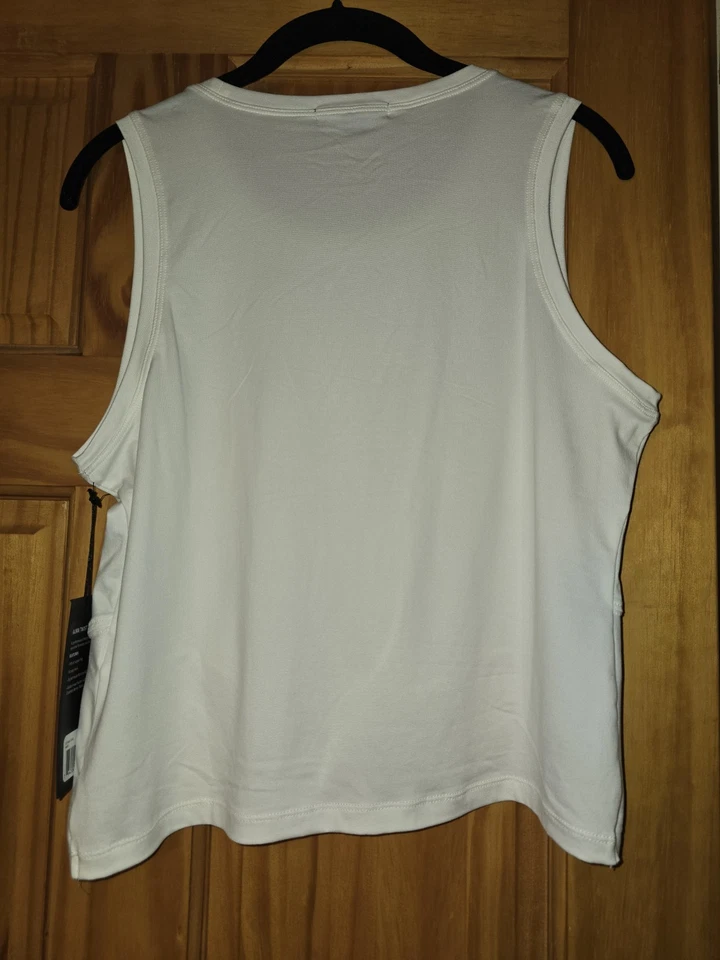 Nuevo con etiquetas Top blanco Zobha para mujer con frente anudado talla mediana Foto 2 de 3