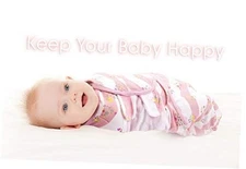 Baby Swaddle Blanket, 3 Pack, Newborn Swaddles 0 Small (0-3 Months) Pink Floral