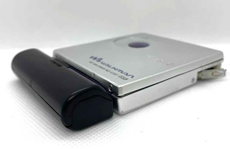 索尼 Walkman MZ-E707 银色 便携式 MD 迷你光盘 播放器 已测试并正常工作 — 第 4/4 张图片