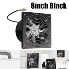 8" Exhaust Fan Ventilation Extractor Fan Kitchen Air Vent Blower Wall Mount #WW