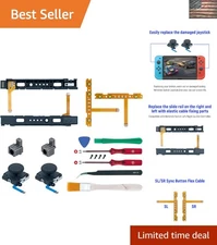 N-Switch Joy-Con Repair Kit: 18 in 1 with Screwdrivers & High-Quality Components