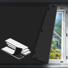 Blackout Curtains for Bedroom - 118" X 57" Portable Blackout Blinds Curtain for