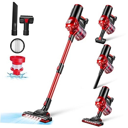 A200 Cordless Vacuum Cleaner with 18000Pa Powerful Suction, 38 Min Runtime,