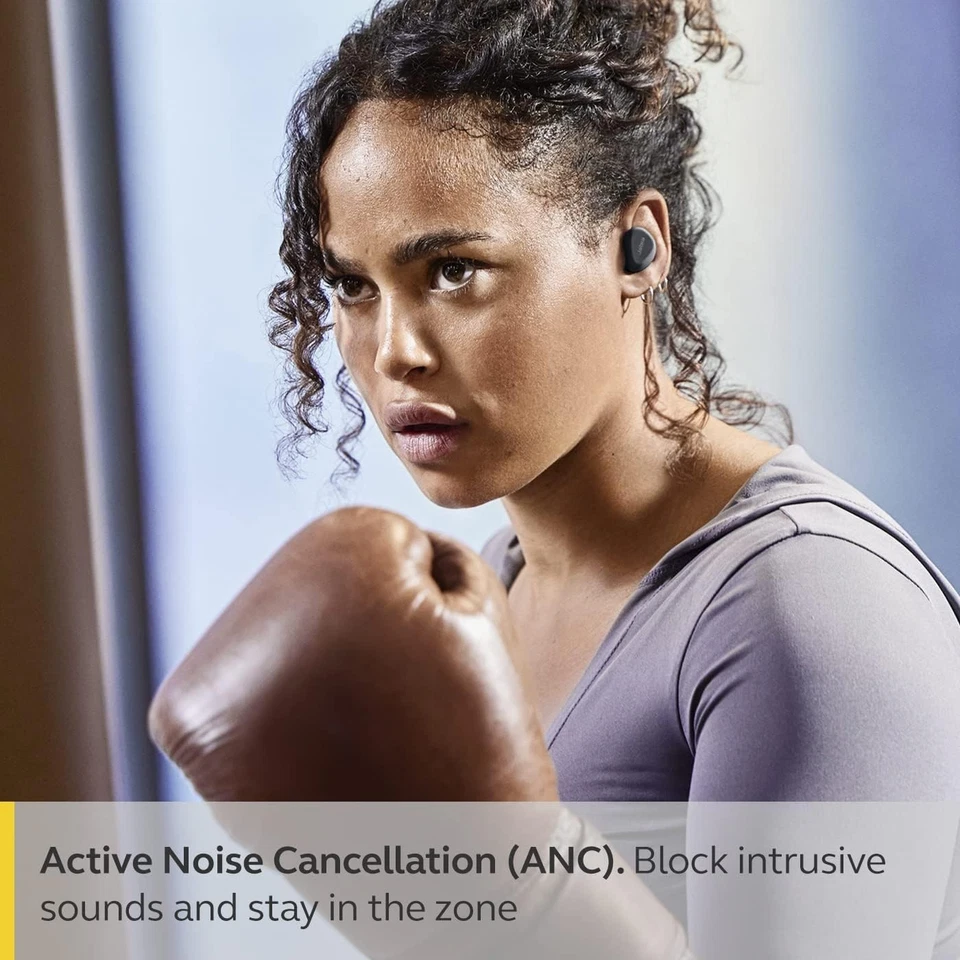Jabra Elite 4 Active In-Ear Wireless Earbuds, Active Noise Cancelling -Dark Grey - Image 4 of 4