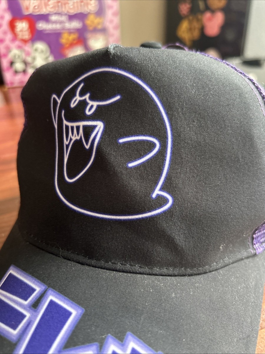 Super Nintendo World PurpNeon Boo Snapback Cap Universal Studios Limited Edition View 3