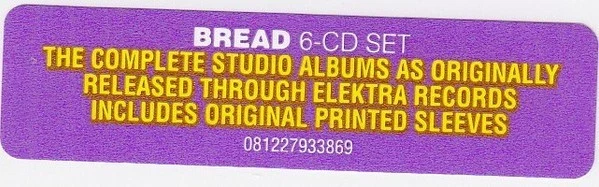 CD-Box: Bread - The Elektra Years - The Complete Albums - 6CDs (2017) - Bild 3 von 3