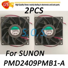 2PCS For SUNON PMD2409PMB1-A DC 24V 12.2W 92 92 38MM Inverter Cooling Fan 2Pin