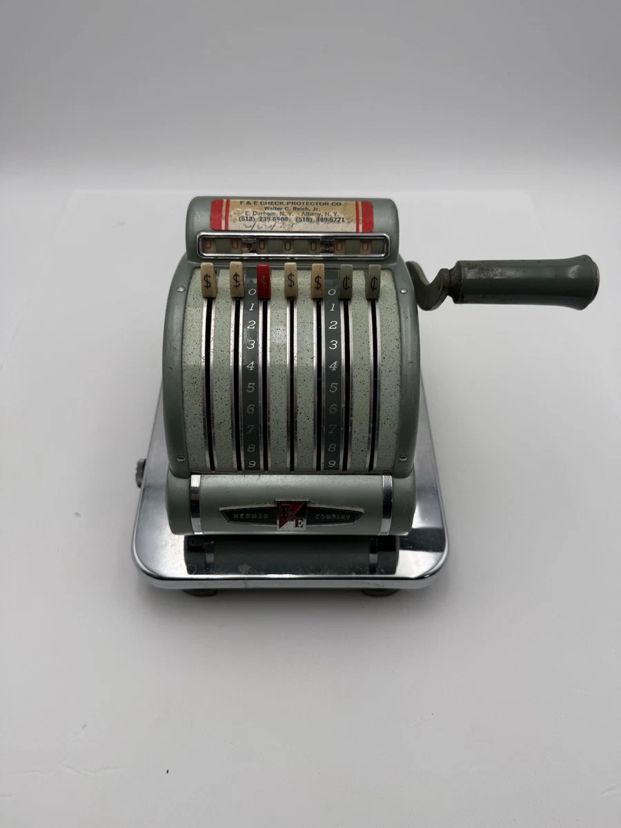 Check Protector In Antique Cash Registers & Adding Machines for