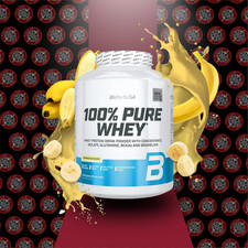 BioTech USA 100% Pure WHEY 2270g Dose Eiweißpulver Protein BANANE (29,91 EUR/kg)